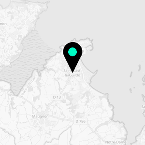 Map of Saint-Cast-le-Guildo