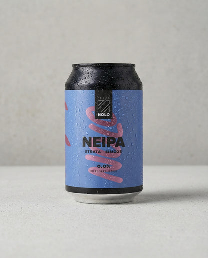 Prizm NOLO NEIPA can front view on concrete background
