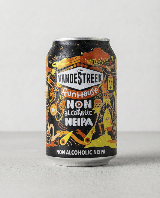 Vandestreek Funhouse can front view on concrete background